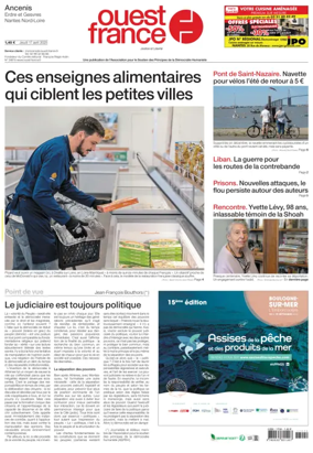 Cover of Ouest France (Ancenis)