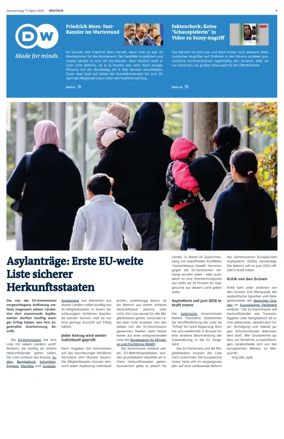 Cover of Deutsche Welle (German edition)