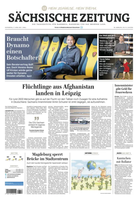 Cover of Sächsische Zeitung  (Dresdner Meißner Land)