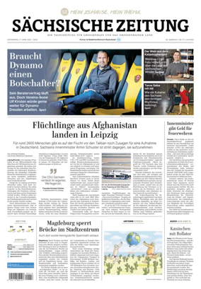 Cover of Sächsische Zeitung  (Großenhain)