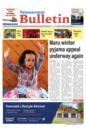 Cover of Taumarunui Bulletin