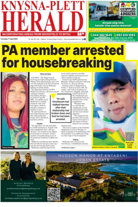 Cover of Knysna-Plett Herald