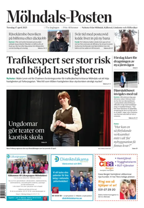 Cover of Mölndals-Posten
