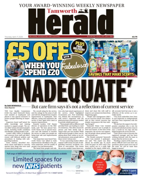 Cover of Atherstone & Coleshill Herald