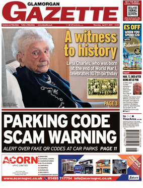 Cover of Glamorgan Gazette