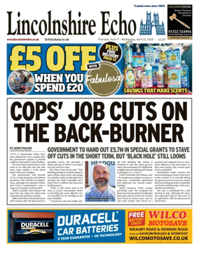 Cover of Lincolnshire Echo