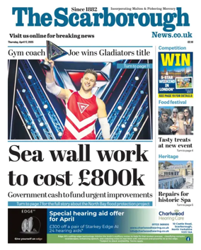 Cover of The Scarborough Evening News