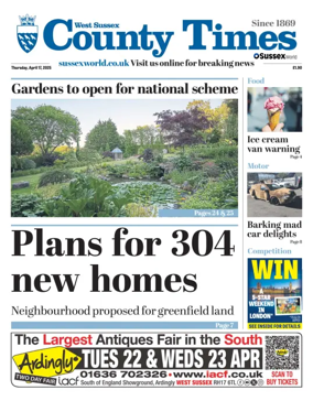 Cover of West Sussex County Times