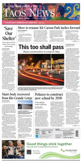 Cover of The Taos News