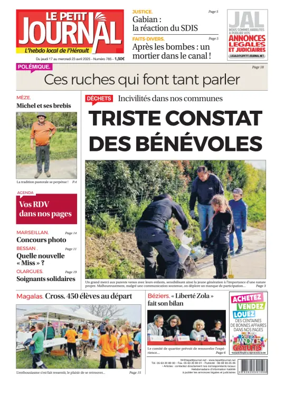 Cover of Le Petit Journal - L'hebdo local de l'Hérault