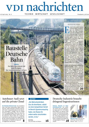 Cover of VDI Nachrichten