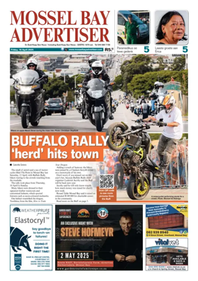 Cover of Mossel Bay Advertiser