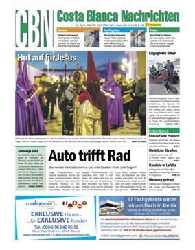 Cover of Costa Blanca Nachrichten