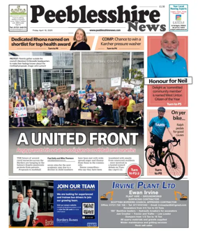 Cover of Peebleshire News