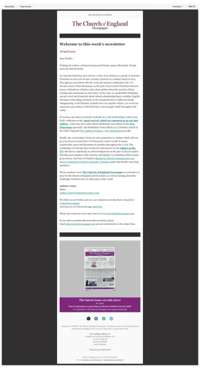 Cover of The Church of England