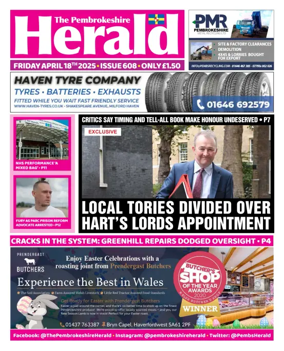 Cover of The Pembrokeshire Herald
