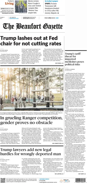 Cover of The Beaufort Gazette