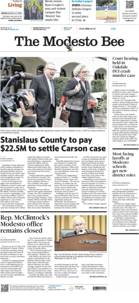 Cover of The Modesto Bee