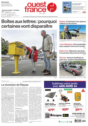 Cover of Ouest France (Ancenis)
