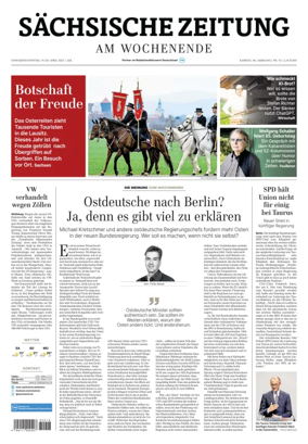 Cover of Sächsische Zeitung  (Kamenz)