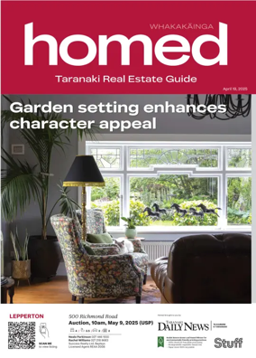 Cover of Homed Taranaki Daily News