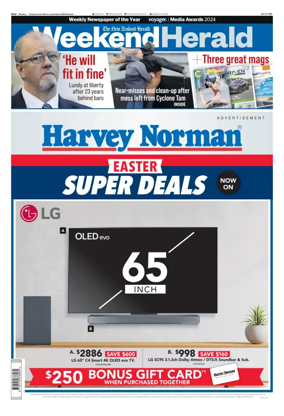 Cover of Weekend Herald