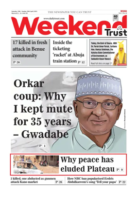 Cover of Weekly Trust