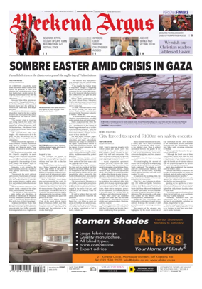 Cover of Weekend Argus (Saturday Edition)