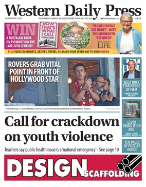 Cover of Western Daily Press (Saturday)