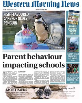 Cover of Western Morning News (Saturday)