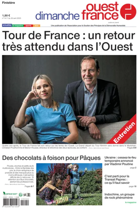 Cover of Dimanche Ouest France (Finistere)