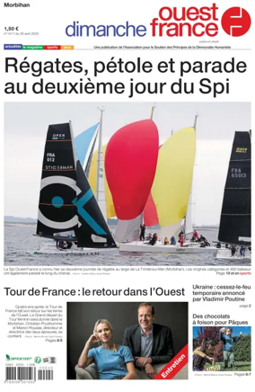 Cover of Dimanche Ouest France (Morbihan)