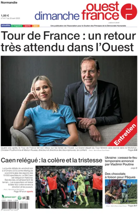 Cover of Dimanche Ouest France (Normandie)