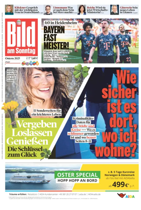 Cover of Bild am Sonntag