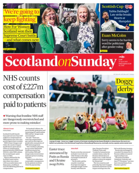 Cover of Scotland on Sunday