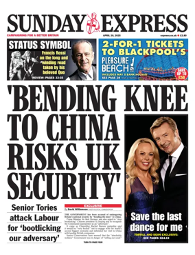 Cover of Sunday Express