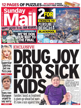 Cover of Sunday Mail (UK)
