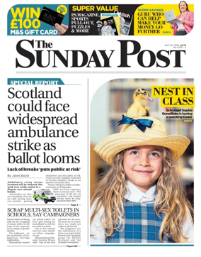 Cover of The Sunday Post (Central Edition)