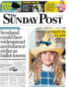 Cover of The Sunday Post (Dundee)
