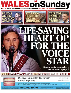 Cover of Wales On Sunday