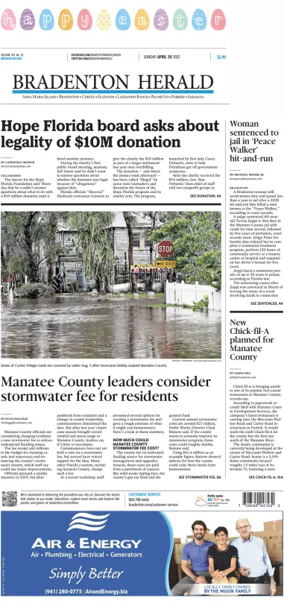 Cover of The Bradenton Herald (Sunday)