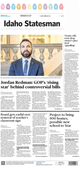 Cover of The Idaho Statesman (Sunday)