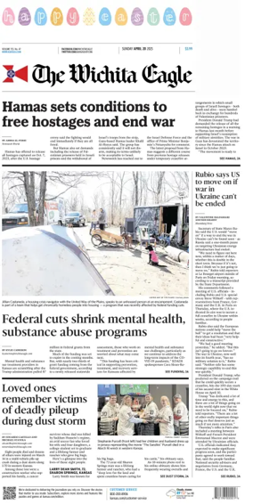 Cover of The Wichita Eagle (Sunday)