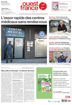 Cover of Ouest France (Ancenis)