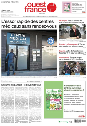 Cover of Ouest France (Avranches)