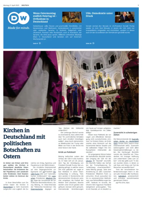 Cover of Deutsche Welle (German edition)