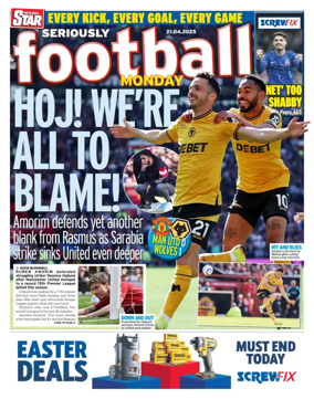 Cover of Irish Daily Star - Fanatic