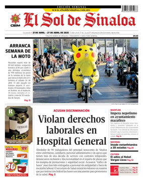Cover of El Sol de Sinaloa