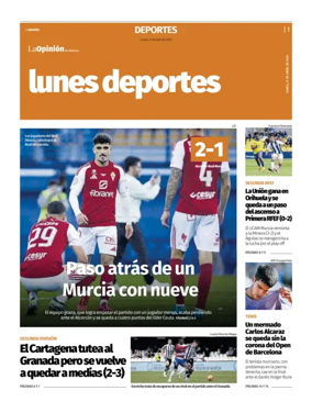 Cover of Lunes Deportes