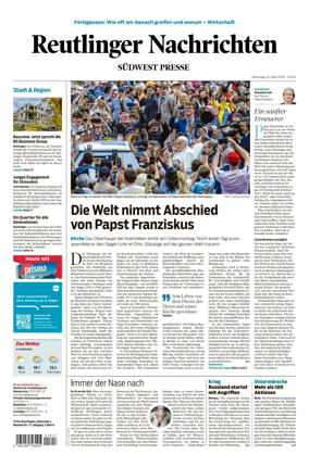 Cover of Reutlinger Nachrichten